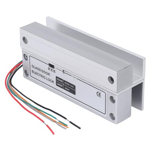 Headerbs Langlebige Aluminiumlegierung Rettungsloser Glas -Elektroschloss mit Automatisch Sicherem Zustand - Ideal Zur Verbesserung der Sicherheitsmaßnahmen von Headerbs