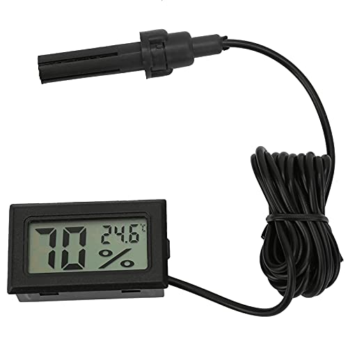 Headerbs Quadratische LCD-Temperaturfeuchtigkeit Digitales Thermometer Genauer Messung mit Sonde 1,5m Linie Brandneu und Langlebig Klare Display Stabile Leistung für Hohe Präzision Hervorragend Headerbs Quadratische LCD-Temperaturfeuchtigkeit Digitales Thermometer Genauer Messung mit Sonde 1,5m Linie Brandneu und Langlebig Klare Display Stabile Leistung für Hohe Präzision Hervorragend von Headerbs