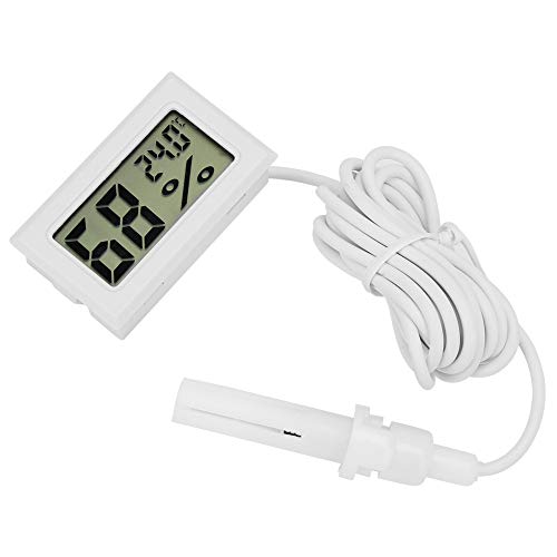 Headerbs Quadratische LCD-Temperaturfeuchtigkeit Digitales Thermometer Genauer Messung mit Sonde 1,5m Linie Brandneu und Langlebig Klare Display Stabile Leistung für Hohe Präzision Hervorragend Headerbs Quadratische LCD-Temperaturfeuchtigkeit Digitales Thermometer Genauer Messung mit Sonde 1,5m Linie Brandneu und Langlebig Klare Display Stabile Leistung für Hohe Präzision Hervorragend von Headerbs
