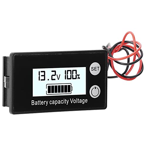 Headerbs Smart Chips Real-Time-Überwachung Wasserdichtes LCD-DC-Spannungsmesser JX-6133 DC-Spannungstester mit Mechanischen Komponenten Ausgestattetem LCD-Bildschirm für Automobil (Weiß - wasserdicht) Headerbs Smart Chips Real-Time-Überwachung Wasserdichtes LCD-DC-Spannungsmesser JX-6133 DC-Spannungstester mit Mechanischen Komponenten Ausgestattetem LCD-Bildschirm für Automobil (Weiß - wasserdicht) von Headerbs
