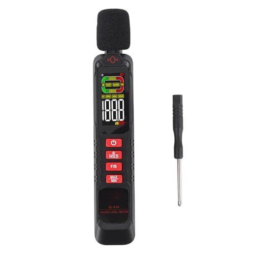 Headerbs Tragbarer Level-Messgerät ZL-81A Schallpegelmessgerät mit Winddichtem Feature für den Verkehr und Baby-Raum-Lärmdetektion Headerbs Tragbarer Level-Messgerät ZL-81A Schallpegelmessgerät mit Winddichtem Feature für den Verkehr und Baby-Raum-Lärmdetektion von Headerbs