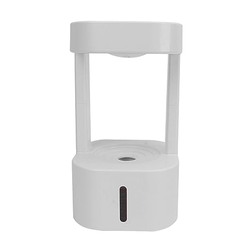 Nebel-Luftbefeuchter, Leiser Anti-Schwerkraft-Wassertropfen-Luftbefeuchter für den Haushalt, für Schlafzimmer, Büro (Siebenfarbiges Licht) von Headerbs