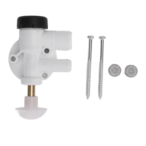RV-Toilettenwasserventil-Kit, 385314349 RV-Wasserventil-Kit, Auslaufsicherer Kunststoff-Toilettenventil-Kit, Ersatz für 210 510 706 709 748 von Headerbs