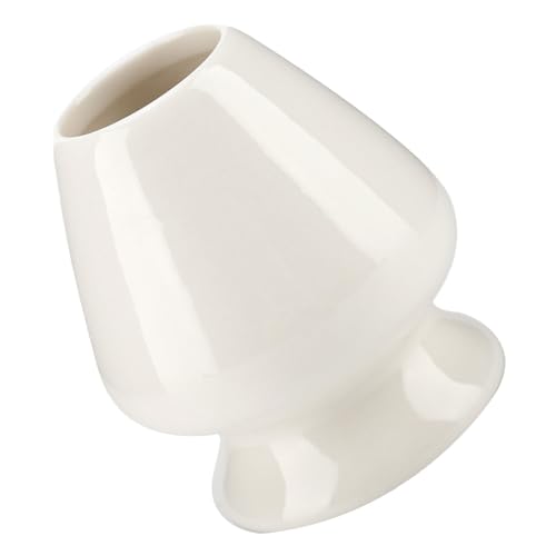 Whisk Stand Matcha Whisk Ständer Keramikhalter für Matcha Chasen Tee -Set -Accessoires Hält die Natürliche Form Luft Trocken für Teeliebhaber mit 4 Farben (WHITE) von Headerbs