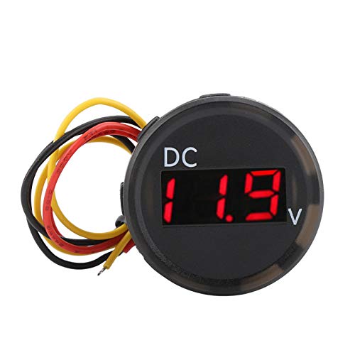 spannungsanzeige rund LED Voltmeter Amperemeter, Auto Digital Voltmeter Amperemeter, DC 0 Bis 100 V Digital Voltmeter Voltmeter LED Panel Display für Auto Motorrad Wasserdicht spannungsanzeige rund LED Voltmeter Amperemeter, Auto Digital Voltmeter Amperemeter, DC 0 Bis 100 V Digital Voltmeter Voltmeter LED Panel Display für Auto Motorrad Wasserdicht von Headerbs