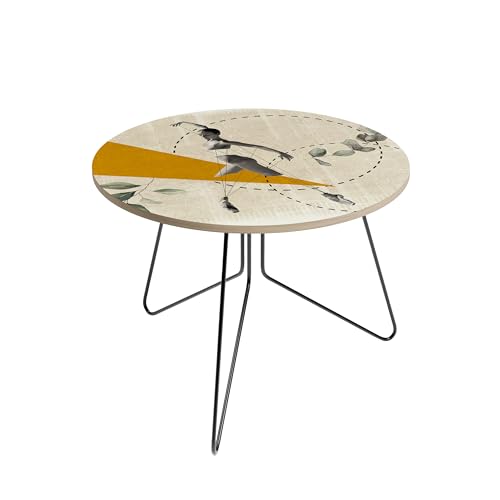 HEALANCY - Couchtisch Rund - Moderner Beistelltisch für Wohnzimmer mit Metallgestell - Sofatisch Couchtisch stilvoll, stabil & pflegeleicht - Beistelltisch HEALANCY - Couchtisch Rund - Moderner Beistelltisch für Wohnzimmer mit Metallgestell - Sofatisch Couchtisch stilvoll, stabil & pflegeleicht - Beistelltisch von Healancy Biomedical