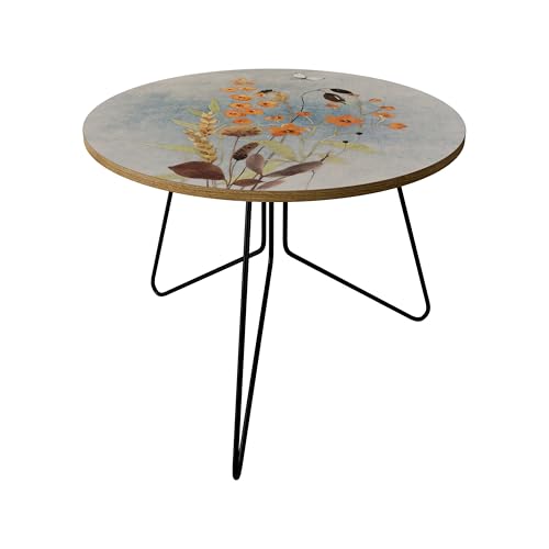 HEALANCY - Couchtisch Rund - Moderner Beistelltisch für Wohnzimmer mit Metallgestell - Sofatisch Couchtisch stilvoll, stabil & pflegeleicht - Beistelltisch HEALANCY - Couchtisch Rund - Moderner Beistelltisch für Wohnzimmer mit Metallgestell - Sofatisch Couchtisch stilvoll, stabil & pflegeleicht - Beistelltisch von Healancy Biomedical