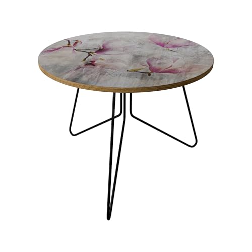 HEALANCY - Couchtisch Rund - Moderner Beistelltisch für Wohnzimmer mit Metallgestell - Sofatisch Couchtisch stilvoll, stabil & pflegeleicht - Beistelltisch HEALANCY - Couchtisch Rund - Moderner Beistelltisch für Wohnzimmer mit Metallgestell - Sofatisch Couchtisch stilvoll, stabil & pflegeleicht - Beistelltisch von Healancy Biomedical