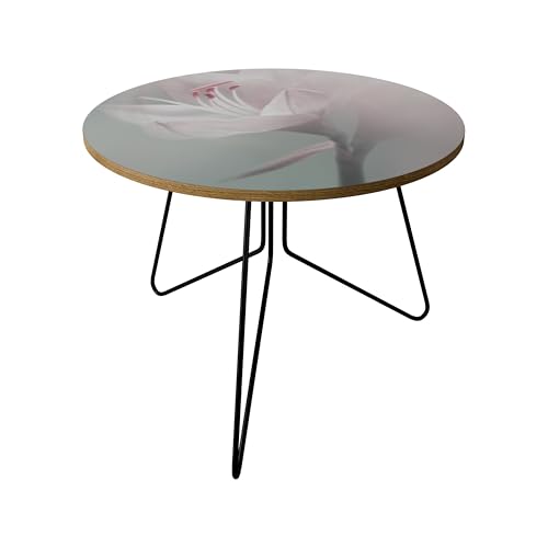 HEALANCY - Couchtisch Rund - Moderner Beistelltisch für Wohnzimmer mit Metallgestell - Sofatisch Couchtisch stilvoll, stabil & pflegeleicht - Beistelltisch HEALANCY - Couchtisch Rund - Moderner Beistelltisch für Wohnzimmer mit Metallgestell - Sofatisch Couchtisch stilvoll, stabil & pflegeleicht - Beistelltisch von Healancy Biomedical