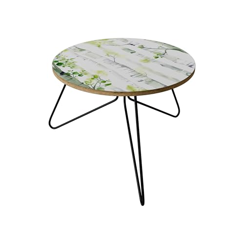 HEALANCY - Couchtisch Rund - Moderner Beistelltisch für Wohnzimmer mit Metallgestell - Sofatisch Couchtisch stilvoll, stabil & pflegeleicht - Beistelltisch HEALANCY - Couchtisch Rund - Moderner Beistelltisch für Wohnzimmer mit Metallgestell - Sofatisch Couchtisch stilvoll, stabil & pflegeleicht - Beistelltisch von Healancy Biomedical