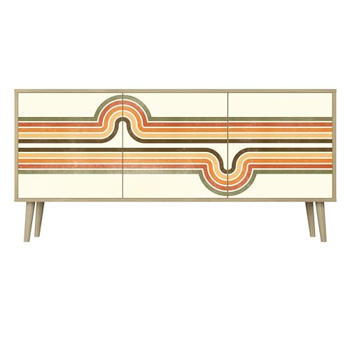 HEALANCY Komodenschrank - Kommode mit 3 Türen- Flurkommode- Schrank - Highboard - Kleiderschrank Möbel - Wohnzimmer Schlafzimmer Esszimmer Flur - Sideboard- Riva-Eiche HEALANCY Komodenschrank - Kommode mit 3 Türen- Flurkommode- Schrank - Highboard - Kleiderschrank Möbel - Wohnzimmer Schlafzimmer Esszimmer Flur - Sideboard- Riva-Eiche von Healancy Biomedical