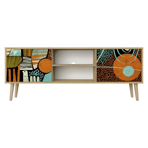 Healancy Biomedical TV Schrank mit Türen - Kommode - Fernsehschrank - Lowboard - Fernsehtisch - Wohnzimmer Möbel - Board mit Stauraum - Tisch - Sideboard - Fernsehrregal Riva-Eiche Healancy Biomedical TV Schrank mit Türen - Kommode - Fernsehschrank - Lowboard - Fernsehtisch - Wohnzimmer Möbel - Board mit Stauraum - Tisch - Sideboard - Fernsehrregal Riva-Eiche von Healancy Biomedical