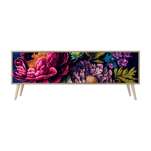 Healancy Biomedical TV Schrank mit Türen - Kommode - Fernsehschrank - Lowboard - Fernsehtisch - Wohnzimmer Möbel - Board mit Stauraum - Tisch - Sideboard - Fernsehrregal Riva-Eiche Healancy Biomedical TV Schrank mit Türen - Kommode - Fernsehschrank - Lowboard - Fernsehtisch - Wohnzimmer Möbel - Board mit Stauraum - Tisch - Sideboard - Fernsehrregal Riva-Eiche von Healancy Biomedical