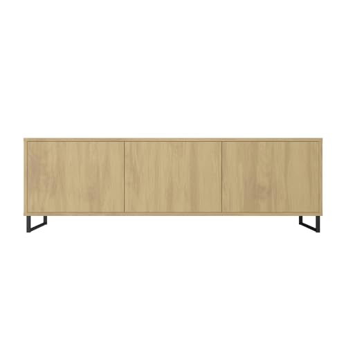 Healancy Biomedical TV Schrank mit Türen - Kommode - Fernsehschrank - Lowboard - Fernsehtisch - Wohnzimmer Möbel - Board mit Stauraum - Tisch - Sideboard - Fernsehrregal - Tv-Schrank Riva-Eiche Healancy Biomedical TV Schrank mit Türen - Kommode - Fernsehschrank - Lowboard - Fernsehtisch - Wohnzimmer Möbel - Board mit Stauraum - Tisch - Sideboard - Fernsehrregal - Tv-Schrank Riva-Eiche von Healancy Biomedical