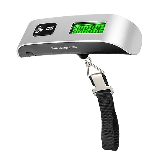 Healeved 1 Stück Tragbare Digitale Gepäcktasche Handheld Luggage Scale für Reisen und Zuhause Leicht und Platzsparend von Healeved
