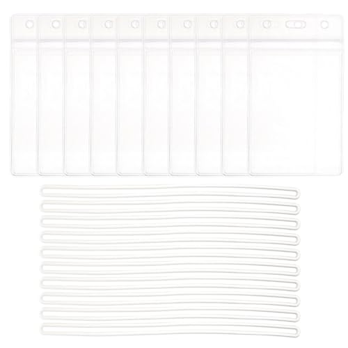 Healeved 10 Stück Gepäckanhänger Transparent PVC mit Reißverschluss Ausweishalter für Koffer Reisezubehör für Kreuzfahrt und Flugreisen Gepäcktags für Vielreisende von Healeved