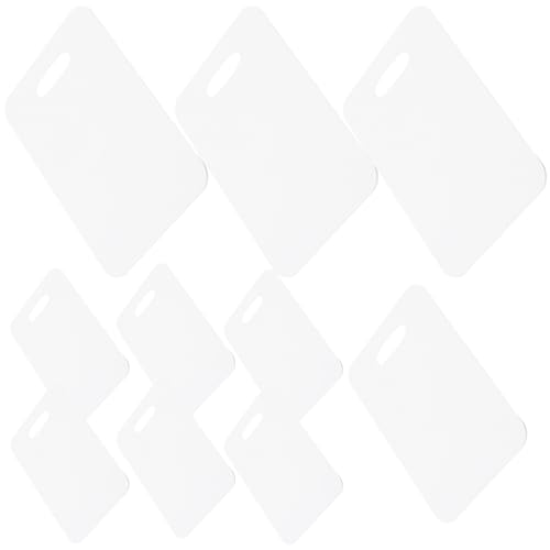 Healeved 10 Stück Sublimationsgepäckanhänger Aluminium Diy Namensetiketten für Koffer und Doppelseitig Blanko für Reisen Personalisierung von Healeved