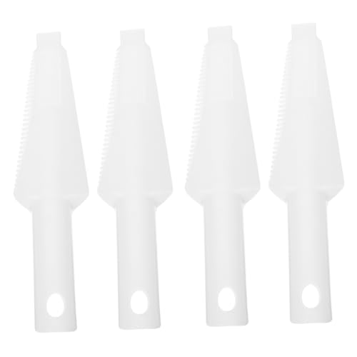 Healeved 2 Sätze Kunststoff-reinigungsschaber Flachmopp-reinigungsbürste Handfreies Waschen Flachmopp-zubehör 2st Tücher Wandwischer Zum Reinigen Eimer Zum Reinigen Weiß Plastik 2 Stück * 2 von Healeved