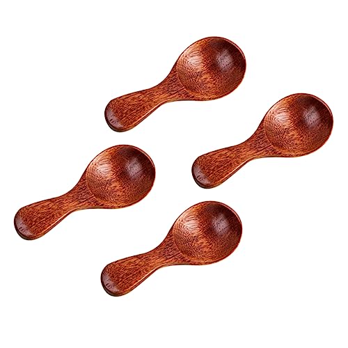 Healeved 4stücke Junge Mädchen Holzlöffel Holzlöffel Aus Nachhaltigem Holz Für Dessert Eiscreme Und Babynahrung Ergonomisches Design Für Kleine Hände von Healeved