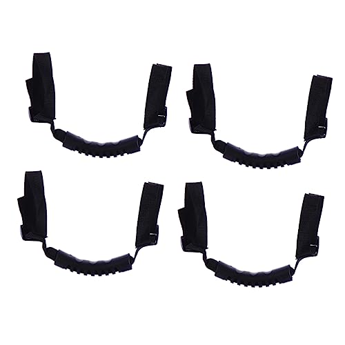 Healeved 4 Stück Teiliges Auto Innengriff für Rutschfester Haltegriff Sicherer Einfache Installation Kompatibel mit Offroad Zubehör Schwarz von Healeved