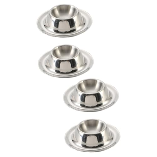 Healeved 4stücke Eierhalter Aus Edelstahl Stilvoller Eierständer Für Frühstück Und Brunch Robuster Bruchsicherer Eierbecher Für Küche Und Festliche Anlässe von Healeved