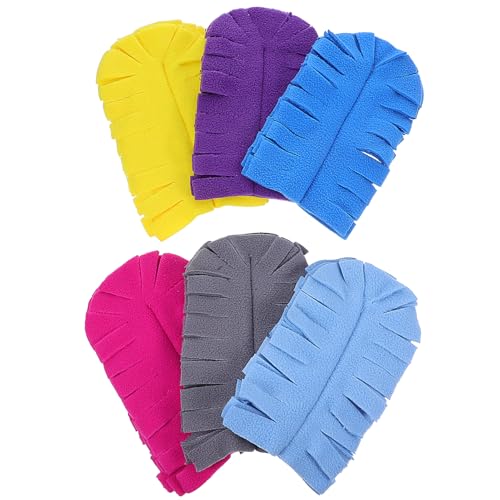 Healeved 6 Stück Wiederverwendbare Staubwedel Nachfüllköpfe Fluffy Duster Ersatz für Verschiedene Oberflächen Geeignet für Zuhause Büro und Auto von Healeved
