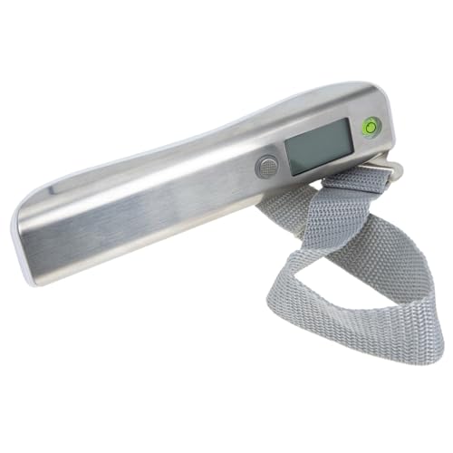 Healeved Digitale Kofferwaage mit LCD Anzeige Tragbar und Präzise Kapazität für Reisen und Gepäckkontrolle mit Ergonomischem Design und Stabiler von Healeved