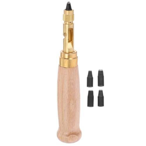 6 Schraube Loch Punch Leder Werkzeug Buch Bohrer Craft Papier Punch Kit 6 Tipps 1,5 mm 2 mm 2,5 mm 3 mm 3,5 4 mm von Healifty
