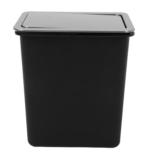 Healifty 1 Set Einbau-Mülleimer: Abfalldeckel aus Edelstahl für die Arbeitsplatte mit Schwingdeckel – Einbau-Mülleimer für Küche, Bad oder Schrank von Healifty