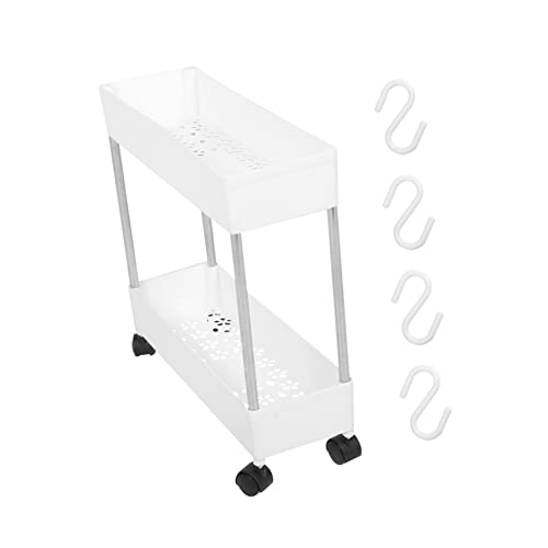 Healifty Mehrschichtiger Küchenwagen aus Platzsparend mit Rollen für Badezimmer und Küche Stabiler Lagerwagen Healifty Mehrschichtiger Küchenwagen aus Platzsparend mit Rollen für Badezimmer und Küche Stabiler Lagerwagen von Healifty