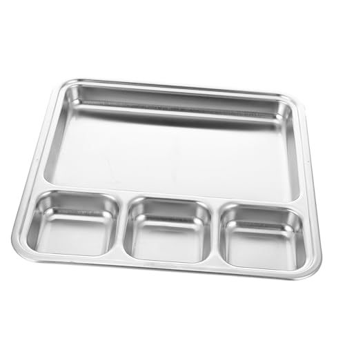 Healifty 1 Stück Unterteilte Servierplatte Multifunktionale Geteilte Teller für Frühstück Snacks und Dips Hochtemperaturbeständig Material für Zuhause Camping und Partys Healifty 1 Stück Unterteilte Servierplatte Multifunktionale Geteilte Teller für Frühstück Snacks und Dips Hochtemperaturbeständig Material für Zuhause Camping und Partys von Healifty