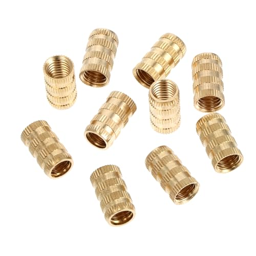 Healifty 10 Stück Teile einbetten Gewindeeinsätze Mutter mit Innengewinde Rändelmutter Muttereinsätze Weiblich 3d drucker zubehör gerändelte Gewindemutter 3D-Druckerteile Kupfer Golden Healifty 10 Stück Teile einbetten Gewindeeinsätze Mutter mit Innengewinde Rändelmutter Muttereinsätze Weiblich 3d drucker zubehör gerändelte Gewindemutter 3D-Druckerteile Kupfer Golden von Healifty