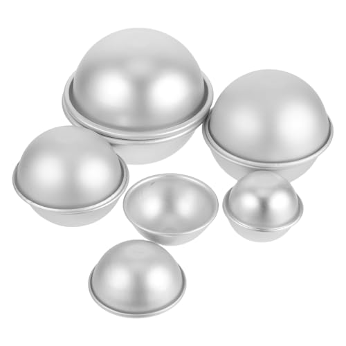 Healifty 10 Stück Teiliges Halbrunde Kuchenformen aus Aluminium Vielseitige Backmischformen für Kreative Kuchen Seifen und Badebomben Einfach zu Reinigen für Partys und Familienfeiern Healifty 10 Stück Teiliges Halbrunde Kuchenformen aus Aluminium Vielseitige Backmischformen für Kreative Kuchen Seifen und Badebomben Einfach zu Reinigen für Partys und Familienfeiern von Healifty