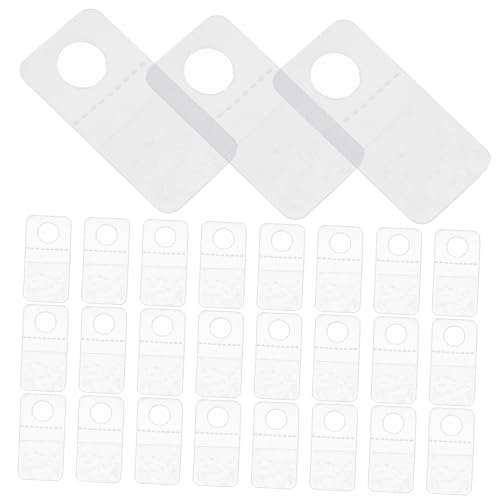 Healifty 100 Stück Runde Selbstklebende Hängende Tabs Transparente PVC Haken mit Haftung für Einzelhandel Supermärkte Geschäfte für Leichte Produkte von Healifty