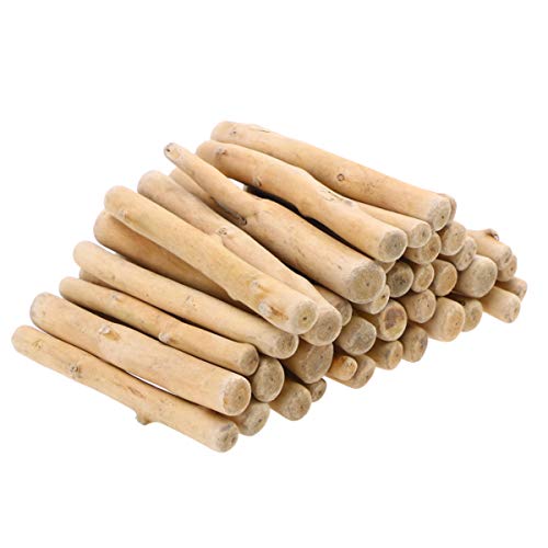 Healifty 10Cm Treibholzstücke Basteln Holzstücke Holzstäbchen 250G Natürliche Unfertige Antiseptische Holzstange von Healifty