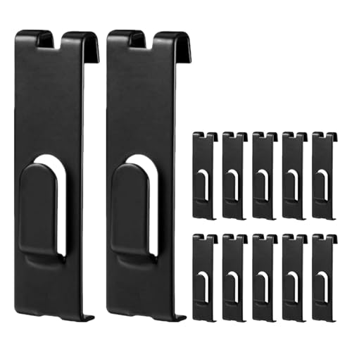 Healifty 12 Stück Gitter-Wandhaken: Display-Metallaufhänger, Drahtregal-Zubehör für Stecktafeln – Bilder-Aufhängehaken für Kunstgalerie und Zuhause von Healifty