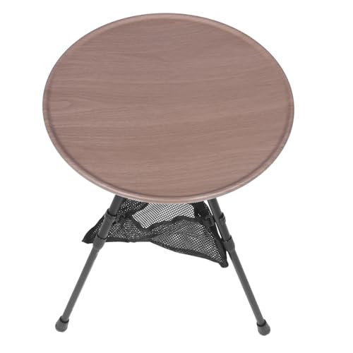 Healifty Runder Klappbarer Campingtisch Aus Aluminiumlegierung Tragbarer Tisch Für Camping Grillen Reisen Picknick Und Outdoor-aktivitäten Einfach Aufstellbar Und Verstaubar von Healifty