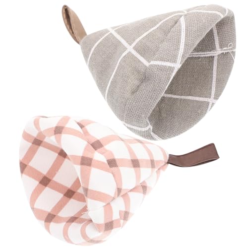 Healifty 2 Stück Hitzeschutz für Topfdeckel Triangular Pot Lid Knob Cover Scald Sleeve für Küchenutensilien Vielseitig Einsetzbar für Kochtöpfe und Mikrowelle von Healifty
