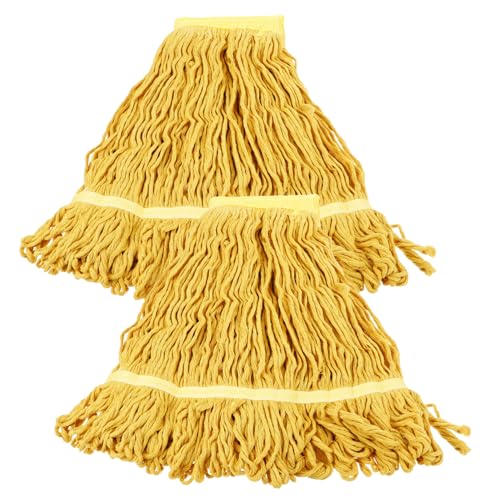 Healifty 2 Stück Mop Kopf Ersatz Robuste Wischmopp Köpfe für Industrielle Waschbar und Schnell Trocknend Geeignet für Allgemeine Reinigungsanwendungen Healifty 2 Stück Mop Kopf Ersatz Robuste Wischmopp Köpfe für Industrielle Waschbar und Schnell Trocknend Geeignet für Allgemeine Reinigungsanwendungen von Healifty