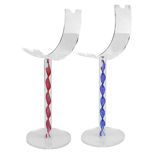 Healifty 2 Stück Schuhdisplay Regal Mondform für Sandalen Zufällige Farben Praktischer Schuhhalter für Geschäfte und Zuhause und Zufällige Farbe Zufällige Farbe von Healifty