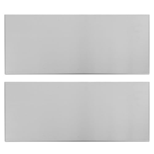 Healifty 2 Stück selbstklebendes Metall-Türschild: Edelstahl-Blankoschild für Bürotür, 25 x 11 cm, Wand, Schule, Hotel, Wohnung Healifty 2 Stück selbstklebendes Metall-Türschild: Edelstahl-Blankoschild für Bürotür, 25 x 11 cm, Wand, Schule, Hotel, Wohnung von Healifty