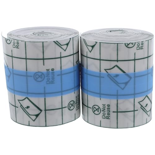 Healifty 2 Stück wasserdichtes Vinyl-Reparaturband, transparentes Transferklebeband, 5 cm x 5 m, für Party-Dekoration, Fenster- und Tassenaufkleber, Kunsthandwerk, Outdoor, Zuhause, Bürobedarf von Healifty