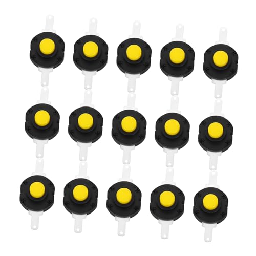 Healifty 20 Stück Selbstschließend Druckknopf Schalter Einrastender Mikro Taschenlampenschalter für Taschenlampe Lampen und Diy Projekte Einfache Installation Hohe Helligkeit Vielseitige von Healifty