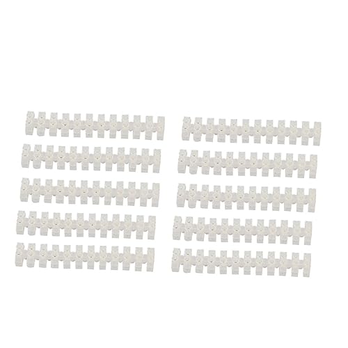Healifty 20 Stücke Schraube Terminal Streifen Weiß Terminal Streifen Kabel Stecker Elektrische Draht Terminal Stecker von Healifty