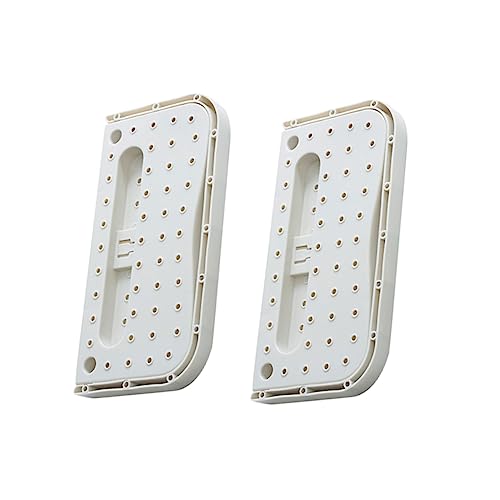 Healifty 2stücke Wandmontiertes Schuhregal Faltbarer Schuhschrank Klebriger Schuhhalter Organizer Für Hausschuhe Türschuhaufhänger Praktisches Aufbewahrungssystem Für Zuhause Weiß von Healifty