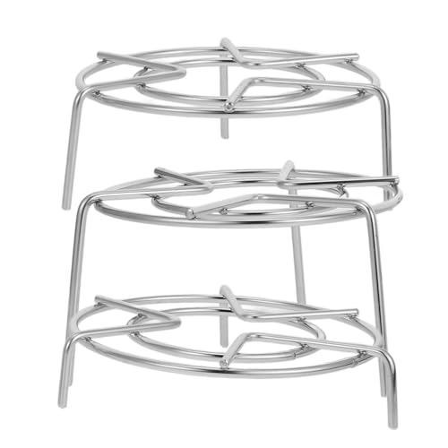 Healifty 3 Stücke Teiliges Dampfgarer Rack aus Verstellbare Dampfgareinsätze für Elektrischen Schnellkochtopf für Verschiedene Kochbedürfnisse Healifty 3 Stücke Teiliges Dampfgarer Rack aus Verstellbare Dampfgareinsätze für Elektrischen Schnellkochtopf für Verschiedene Kochbedürfnisse von Healifty