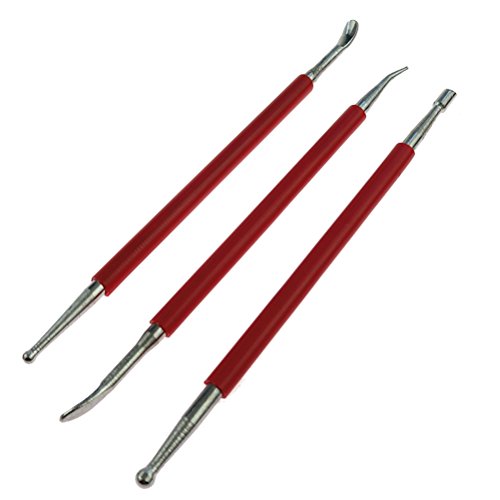 Healifty 3pcs Leder Craft Modellierung Spleißen Prägepresse Stylus Linie Stift Keramik Polymer Clay Tool Healifty 3pcs Leder Craft Modellierung Spleißen Prägepresse Stylus Linie Stift Keramik Polymer Clay Tool von Healifty