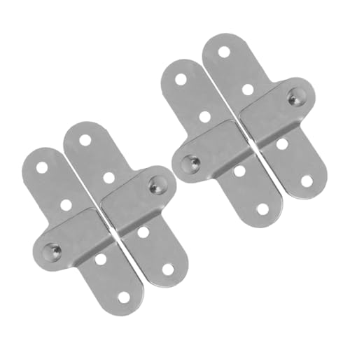 Healifty 4 Stück Faltbare Möbel Hinges aus Robustem Praktische Ersatzteile für Küchenschränke und Möbel Einfache Installation und Tragbares Design von Healifty