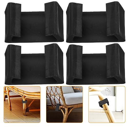 Healifty 4 Stück Stabile Stuhlclips Kreative Sofa Clips aus Rattan Möbelbefestigung für Zuhause Büro und Schwarz Healifty 4 Stück Stabile Stuhlclips Kreative Sofa Clips aus Rattan Möbelbefestigung für Zuhause Büro und Schwarz von Healifty
