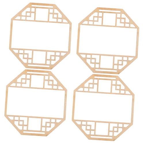 Healifty 4 Stück Teiliges Holzfensterrahmen für Puppenhaus Chinesischer Stil Miniatur Fensterrahmen aus Natürlichem Holz für DIY Möbel und Puppenhaus Dekoration Healifty 4 Stück Teiliges Holzfensterrahmen für Puppenhaus Chinesischer Stil Miniatur Fensterrahmen aus Natürlichem Holz für DIY Möbel und Puppenhaus Dekoration von Healifty